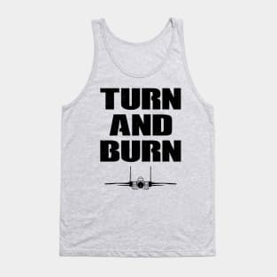 Turn and Burn Fighter Jet Tank Top